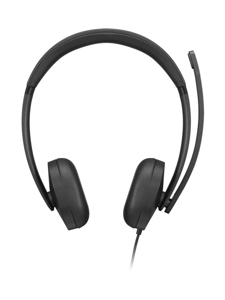 Lenovo VoIP Headset 5000 Auscultadores Com fios Fita de cabeça Escritório/Call center USB Type-C Preto
