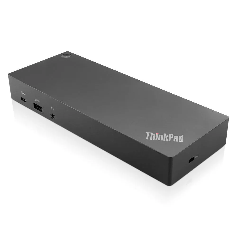 Lenovo ThinkPad Hybrid USB-C with USB-A Dock Com fios USB 3.2 Gen 2 (3.1 Gen 2) Type-C Preto