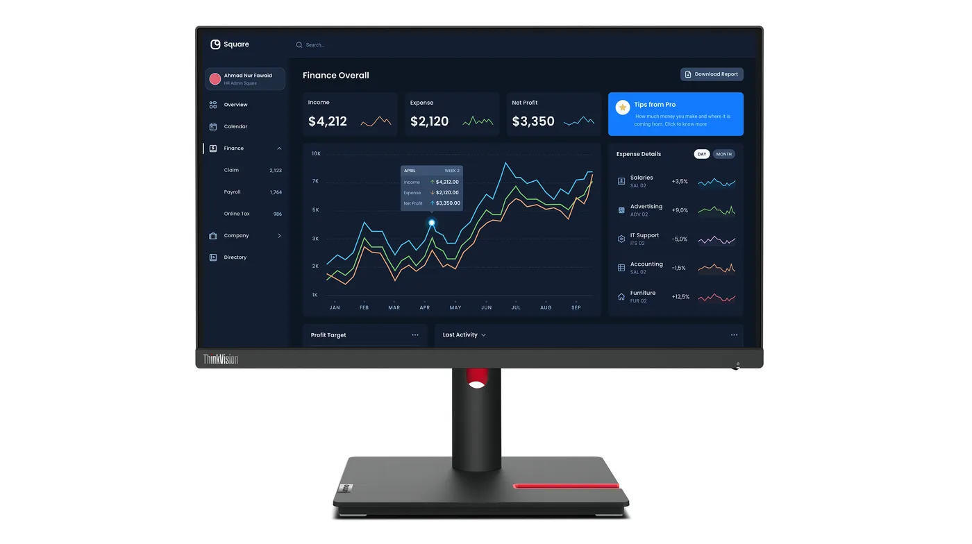 Lenovo ThinkVision T22i-30 Monitor