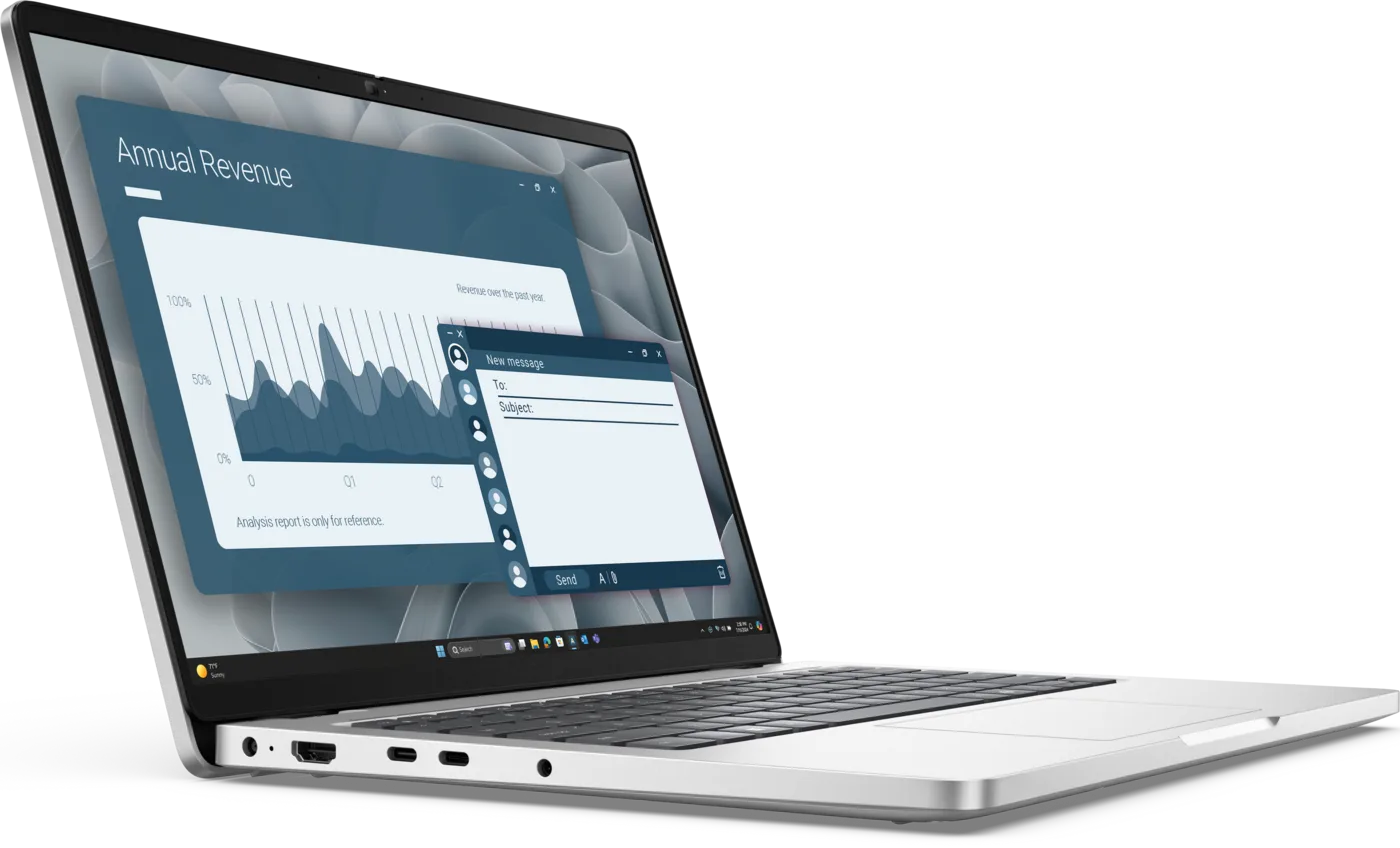 Dell Pro 14" Black - AMD - AI PC, AMD Ryzen™ 5 PRO 230, 8 GB, 512 GB
