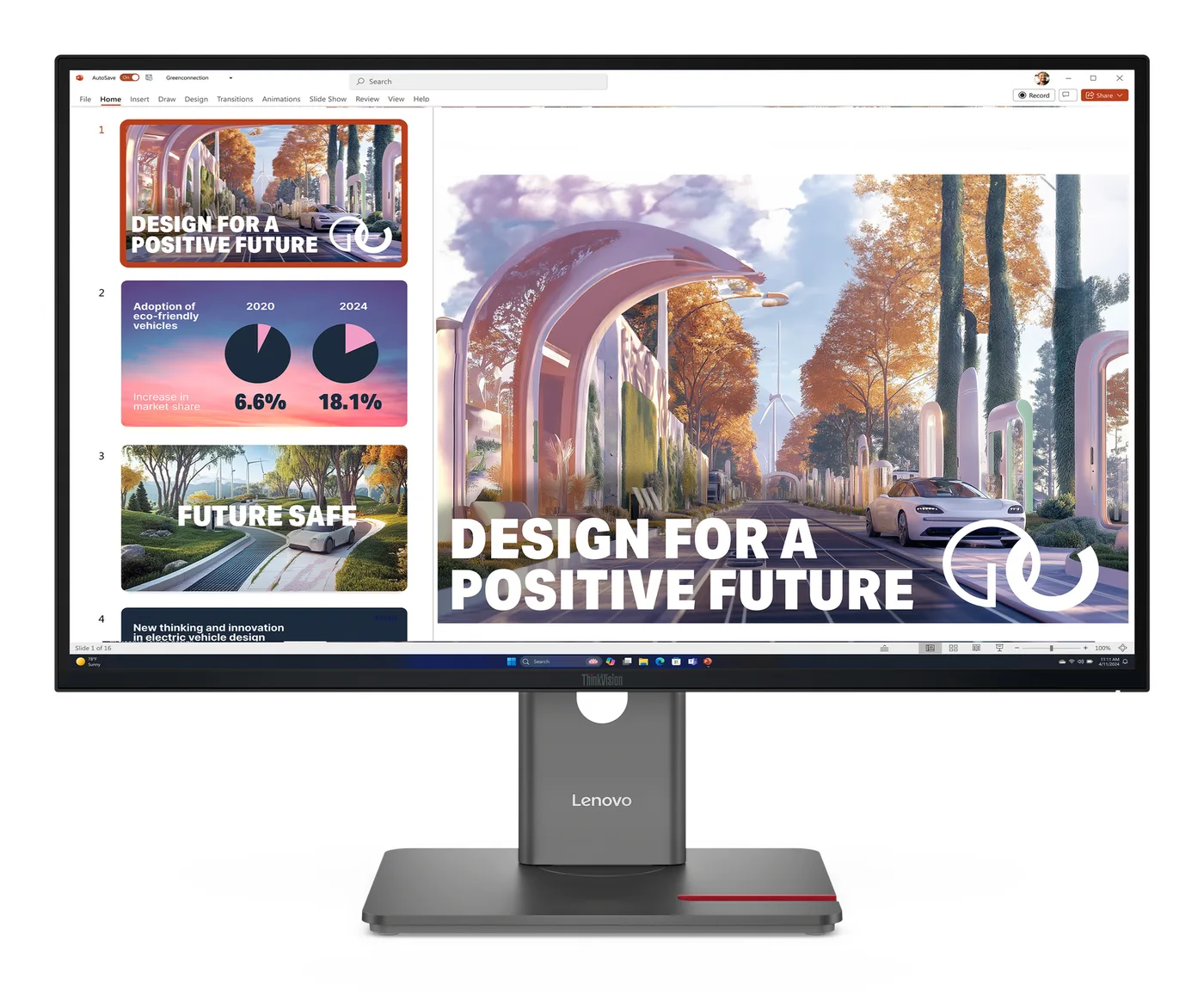 Lenovo ThinkVision P27QD-40 Monitor