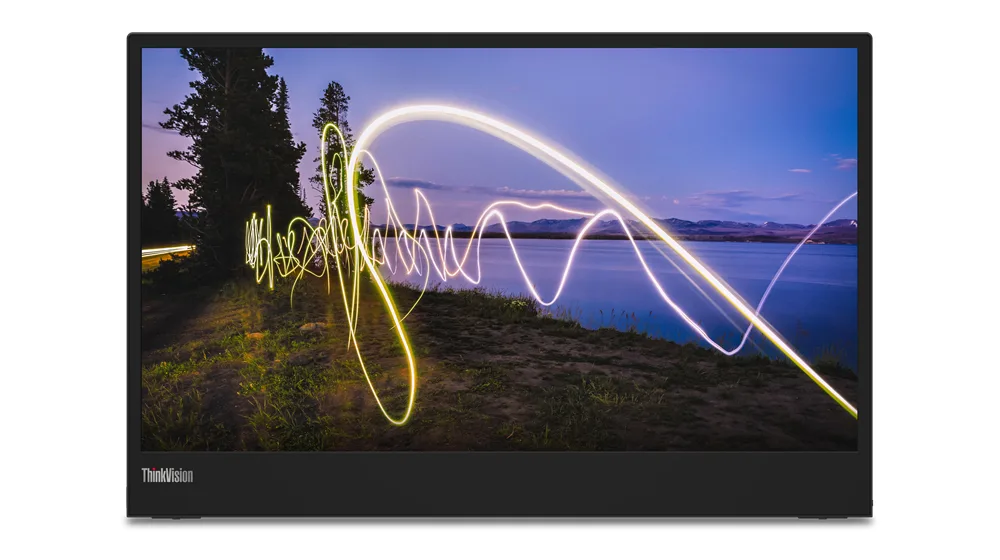 Lenovo ThinkVision M15 monitor de ecrã 39,6 cm (15.6") 1920 x 1080 pixels Full HD LED Preto