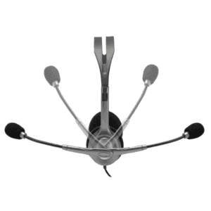 Headset Logitech H111 Cinza esteréo analógico – 981-000612-C