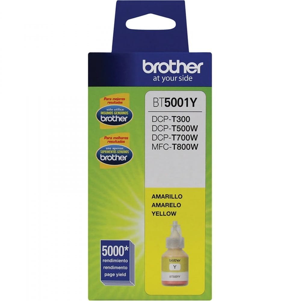Refil de Tinta Brother Amarelo 5K - BT5001YSD