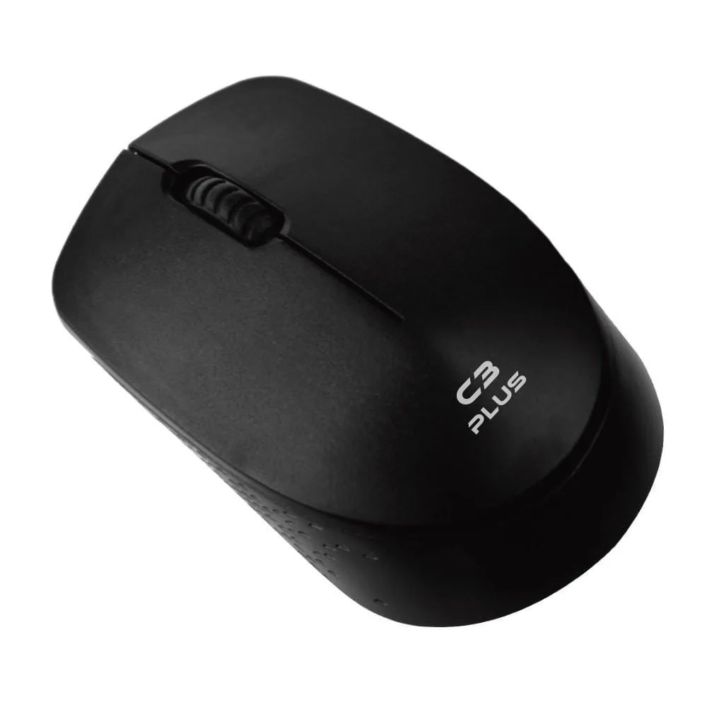 Mouse C3 Tech sem Fio Preto - M-W17BK